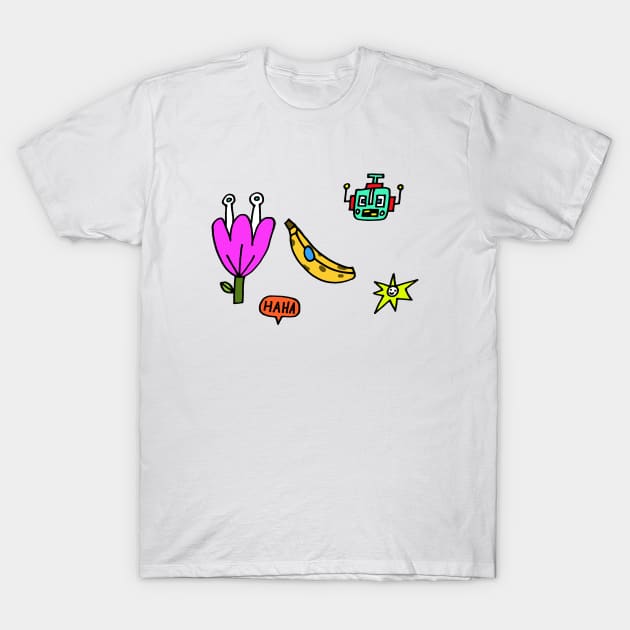 Doodle T-Shirt by AdrianaStore